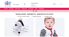 Desktop Screenshot of iob-butiken.se